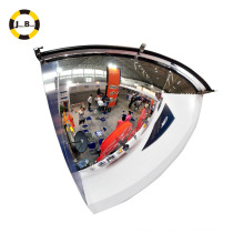 1/4dome quarter dome mirror 90 degree excellent visibility for surveillance parking